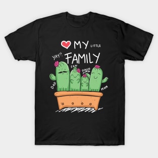 cactus family love T-Shirt